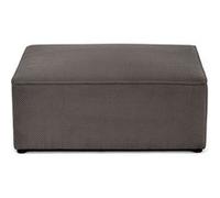 Topaze - pouf - en velours texturé - Gris