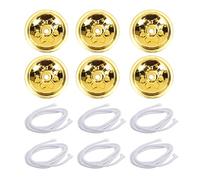 TOPBATHY 1 Ensemble Mèche Flotteur À Huile Cercle E Bougies Supports De Fil Porte-Ampoule Mèches pour Lampes À Huile Mèches Porte-Disque Support De Mèche De Lampe À Huile Mèche De Bougie