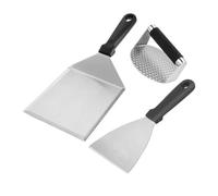 TOPBATHY 1 Jeu ensemble d'outils pour barbecue Outil de pressage de steak Ensemble de ustensiles de barbecue accessoires de grillade presse à galettes de burger spatule pour barbecue