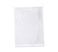 TOPBATHY 1 Jeu Stockage De Vêtements Sacs Suspendus Pour Les Vêtements De Voyage Sacs De Lavage En Filet Bac à Linge Suspendu Machine à Laver De Voyage à Linge De Voyage Nylon Blanche