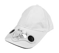 TOPBATHY 1 Pc Casquette De Ventilateur pour Enfants avec Interrupteur Chapeaux Pare-Soleil avec Ventilateur Casquette Enfant Filles Hommes Et Femmes Chapeau D'été Coton Blanche
