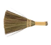 TOPBATHY 1 Pc Petit Balai Miscanthus Mini Balai En Palmier Naturel Bureau Compact Brosse Mini En Paille Petit De Balayage Balayette Miniature Plateau De Thé Gazon