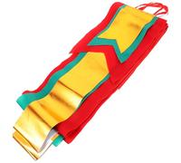 TOPBATHY 1 Pièce Drapeau ondulé de Noël bannière de banderoles de noël Banderole Suspendue de noël Ribbon Christmas Ambiance Noel bruant des Vagues bannière à Trois Niveaux Chiffon Colorful