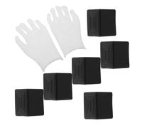 TOPBATHY 1 Set Embout de Porte-Bagages de Toit en Caoutchouc Noir, Embout de Rail de Toit, pour Barre Transversale de Voiture et Porte-Bagages, Voyage et Activités Extérieures, Résistance