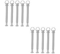 TOPBATHY 10 Ensembles d'éventail rivet d'essieu de ventilateur pliant remplacement des clous de fixation rivets et écrous d'arbre de ventilateur à main rivet et écrou d'éventail pliant