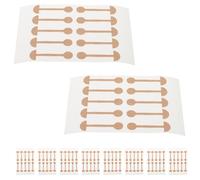 TOPBATHY 10 Pièces Bandes Correctrices Élastiques pour Aile du Nez, Patchs Autocollants Confortables Ailes Nasales et Correction du Nez, Amélioration Respiration