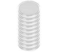 TOPBATHY 10 Pièces de Monnaie Vierge en Cuivre à Graver, Bord Cannelé, Gravure Précise pour Bijoux et Loisirs Créatifs, avec Boîte de Rangement, pour Art Craft