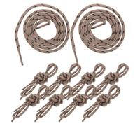 TOPBATHY 10 Pièces Lacets de Chaussures de Sport Marron en Polyester 80cm | Remplacement Simple, Usage Quotidien et Course Extérieure, Lot de Rechange pour Ateliers de Réparation