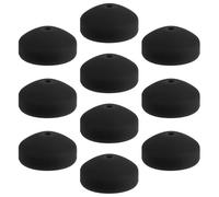 TOPBATHY 10 Pièces Manchon de Protection en Silicone Noir pour Thermomètre la Cuisine, Anti-brûlure et Étanche, Taille 3,00x3,00x1,50 Cm, Sécurité en Zones de Préparation Alimentaire