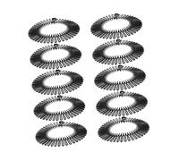 TOPBATHY 10 pièces Peigne Élastique Circulaire Complet Plastique Bandeau Extensible Ajustable pour Coiffure Féminine Maintien Antidérapant pour Sport Maquillage et Lot