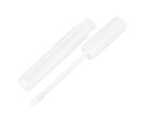 TOPBATHY 10 pièces Tube à Lèvres Vide Transparent avec Couvercle Blanc Mat de Tubes de Maquillage pour Gloss Huile et Teinture Léger et Portable pour Voyage