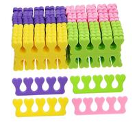 TOPBATHY 100 paires Séparateurs Orteils Mousse Doux pour Pédicure Femme Confortables et Légères Spacers pour Voyage et Soins Professionnels