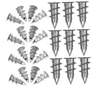 TOPBATHY 100 Pièces Auto Perceurs pour Accrocher Cadres Décorations Kit pour Murs Plâtre Vis Non Incluses