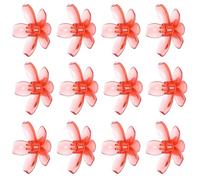 TOPBATHY 100 Pièces -jour Décoratif de Fleur de Cerisier en Plastique Rouge Installation Facile et Diffusion Douce pour Guirlandes LED 5mm pour Fêtes et Occasions Spéciales