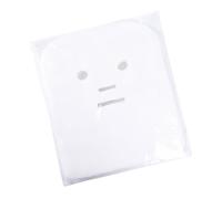 TOPBATHY 100 pièces Masques Visage Prédécoupés Tissu Jetables pour Soins Du Visage Institut Tissu Facial Pré-découpé pour Spa Usage Unique