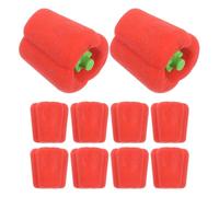 TOPBATHY 100 Pièces Mini Vegetable Erasers Set Portable Pepper Pencil Erasers For School Rewards Party Favors Classroom Stationery