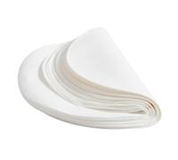 TOPBATHY 100 Pièces Papier Absorbant Huile Alimentaire Rond pour Cuisine de Blotting pour Cuisson Soupe et Ragoût Améliorez Votre Alimentation Saine