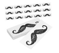 TOPBATHY 100 pièces Small Mustache Stickers For Daily Nose Hair Waxing Beard Protection PP Material Safe And Comfortable Nose Waxing Accessories