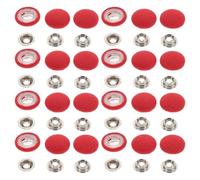 TOPBATHY 100pièces Boutons de Fixation de Ciel de Toit Fixations de Toit Intérieur Kit de Réparation de Clips de Ciel de Boutons de Réparation de Tissu de Rouges
