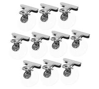 TOPBATHY 10pièces Clips à Ventouse Robustes Supports Adhésifs pour Fenêtres Salles De Bain Et Réfrigérateurs Organisez Vos Notes Et Tickets Sécurité