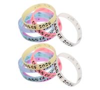 TOPBATHY 12 Pièces Bracelet en Silicone Phosphorescent pour Étudiants, Présent pour Diplôme, pour Fête Universitaire et Soirée de Remise des Prix, Confortable et Résistant