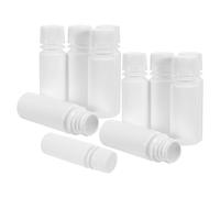 TOPBATHY 12 Pièces Flacon de Prescription Pharmaceutique en Pp, Récipient à Pilules de Réactif 60ml Blanc, Léger, pour Garçon et Filles et Personnes Âgées, Rangement Quotidien et Valise