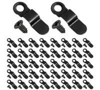 TOPBATHY 120 Pièces Attaches Métalliques pour Cadres Photo à Bouton