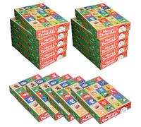 TOPBATHY 15 Boîtes de Compte à Rebours de Noël de 24 Jours : Boîtes à Bonbons de Noël à Remplir Soi-même pour Friandises Et Friandises - Activité Familiale Amusante pour Les Fêtes de Fin