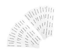 TOPBATHY 15 Étiquettes Autocollantes Transparentes et Étanches pour Flacons de Voyage Format Voyage pour Organisation Produits de Toilette et Soin Peau Adhésif Puissant Faciles à