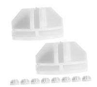 TOPBATHY 15 pièces Connecteurs Plastique pour Cube de Rangement Connecteurs Emboîtables pour Meuble Rangement Cube DIY Montage Facile pour Modulaires Darmoire Blanc