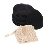 TOPBATHY 16 Pièces Tampons Démaquillants Lavables en Fibre de Bambou Absorbants et Réutilisables Visage, Paquet en Coton et Boîte en Papier, Nettoyage Quotidien