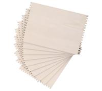 TOPBATHY 18 Pcs Planche à Tisser Rectangulaire en Bois pour Débutants, Outil Portable Multifonction, Accessoire Rustique pour Activités de Tissage DIY et Projets Créatifs Garçon et Filles