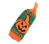 TOPBATHY 1Pc Halloween Bouteille De Vin Ensemble De Vin Bouteille Protecteurs Crème Solaire Couverture Bouteilles Halloween Tricot Sacs De Citrouille Refroidisseur Halloween Décor