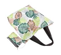 TOPBATHY 1Pc Oxford Eco Fourre- Shopping Fourre- Pochette Pochette De Rangement De Rangement À Provisions À Bandoulière À Glissière Oxford Tissu À Fermeture