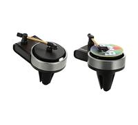 TOPBATHY 2 Ensembles Diffuseur Air Rétro pour Clips Parfumés Forme de Platine Vinyle Pratiques pour Bureau et Maison