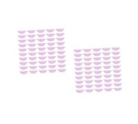 TOPBATHY 2 Ensembles Gobelets en Papier Ciré Plaque Doublures Ampoules Chauffe-Cire Soja Chauffe-Cire pour Boule Disco Brûleur Papier Couché pour Animaux De Compagnie Violet 100 Pièces * 2