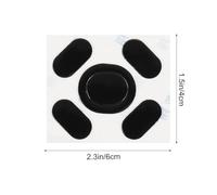 TOPBATHY 2 Ensembles Patins pour Souris Compatible Antidérapant de Frottement et Fatigue pour Souris Ordinateur Gaming et Bureautique