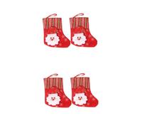 TOPBATHY 2 Ensembles Pendentif De Noël Christmas Chocolate Surprise Noel Ornements Décorations De Noël De Noël Pré Chaussette De Noel Créative Décor De De Noël Feutrine 2 Pièces * 2