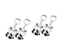 TOPBATHY 2 Ensembles Porte Forme De Panda Décoration De Accessoire Mignon Pour Hommes Femmes Ouvre Bouteille Noir Original 2 Pièces * 2