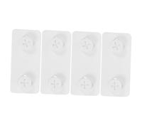 TOPBATHY 2 Paires Bloc De Connexion Carte De Trou Connecteurs Muraux Attaches De Panneaux Perfacturés Accessoires Pour Panneaux Perforés Blanche