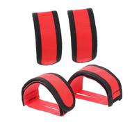 TOPBATHY 2 Paires Sangles Pédales Vélo Ajustables avec Maille Respirante Antidérapantes pour Vélos à pignon Fixe et Autres modèles de vélo