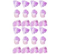 TOPBATHY 2 Paquets Diffuseur D'aromathérapie en Pierre Pêche à Poisson Pierre en Vrac Aquarium Cristaux Caillou Pierres Polies Couleur Marbres Décorations Naturel pour Cristal Violet,Mauve