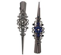 TOPBATHY 2 Pcs Pince à Cheveux Rétro Bec de Canard pour Coiffure - Barrette Alligator sans Marques, Design Simple et Élégant, pour Salon Professionnel et Usage Domestique