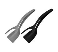 TOPBATHY 2 Pièces 2-En-1 Pince À Steak Spatule Pinces Pour La Cuisson Spatule De Cuisine Outil De Cuisson Pinces De Cuisson Pince À Retourner Les Aliments Accessoire De Cuisine Pince De