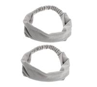 TOPBATHY 2 pièces Bandeau de Sport Unisexe Fil de Glace Élastique et Anti-Transpiration Bandeau Rafraîchissant pour Yoga et Fitness Confortable et Ajustable pour Salle de Sport et