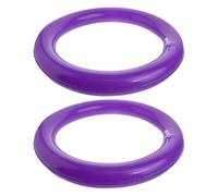 TOPBATHY 2 Pièces Base de Ballon de Yoga, Porte-Ballon d'exercice Rond en PVC Pourpre, Portable, Stabilisateur pour Balance Ball et Fitness Ball, pour Gym et Bureau