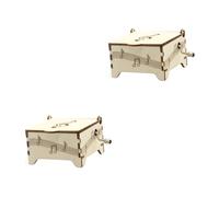 TOPBATHY 2 Pièces Boîte à DIY Décoratif Kit Outil Musical pour Stimule Créativité Facile à Transporter Agréable