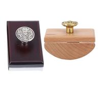 TOPBATHY 2 pièces Buvard Bois à Bascule Absorbant Encre pour Bureau et École Outil Séchage Rapide Tampon Encreur Pratique