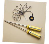 TOPBATHY 2 Pièces Câble de Mise à Terre Antistatique avec Ventouse et Clip Métallique Cordons de Mise Terre pour Ateliers et Équipements Sensibles