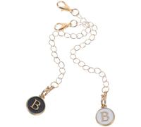 TOPBATHY 2 Pièces Chaîne Suspendue Lettre en Alliage, Pendentif Décoratif | Breloque Délicate, Objet Décoratif à Suspendre, Facile à Ranger, Charme pour Tasse, Accessoire Festif